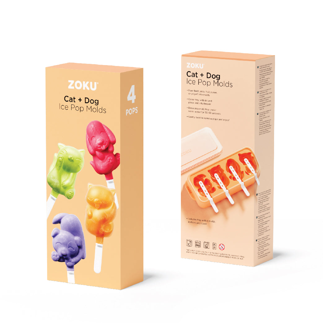 Cats and Dogs Ice Pop Molds